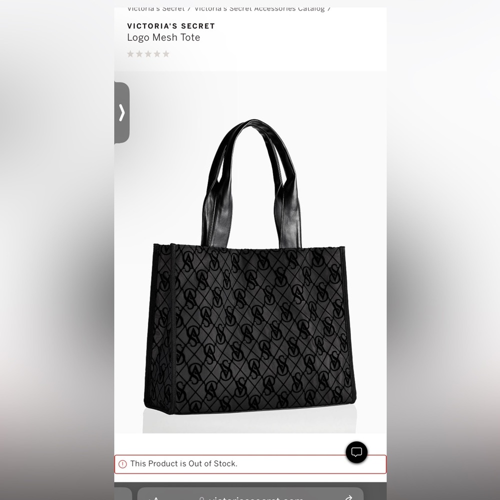 Victoria’s Secret Logo Mesh Tote, Brand new, still in packaging with tags